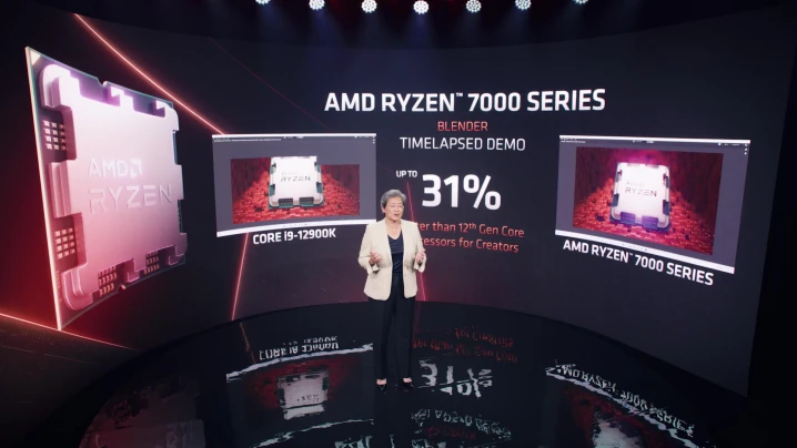 AMD Ryzen 7000, Intel'in en İyilerinden %31 Daha Hızlı 1